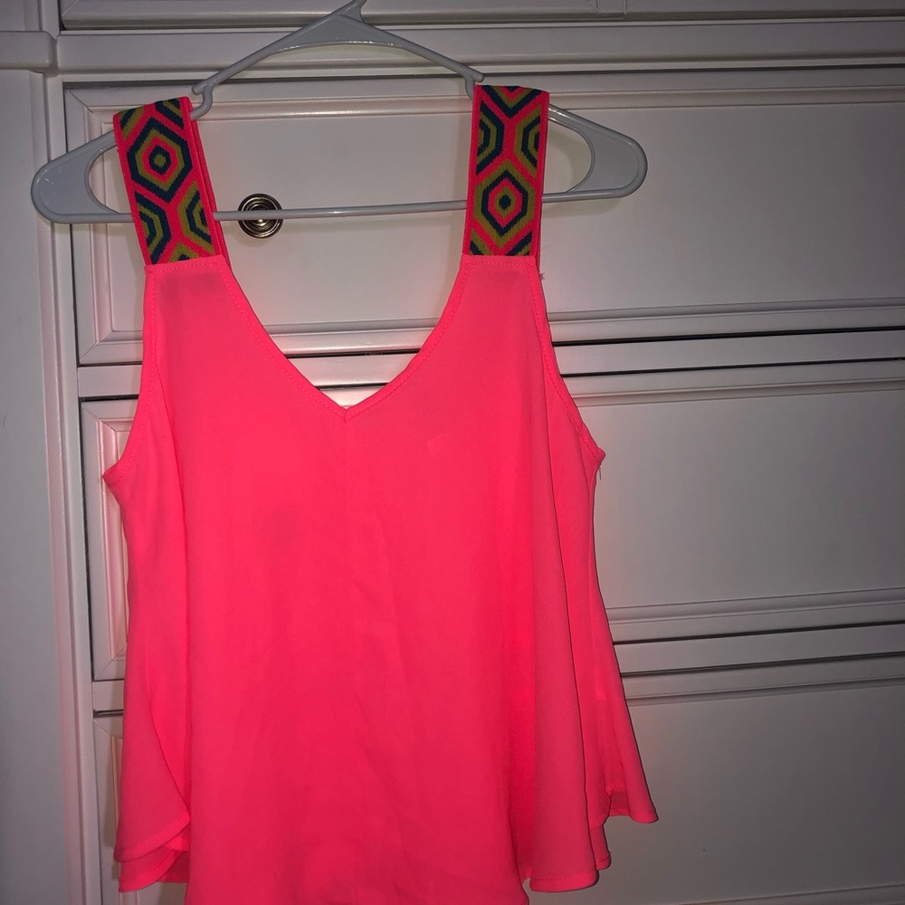cute pink tank